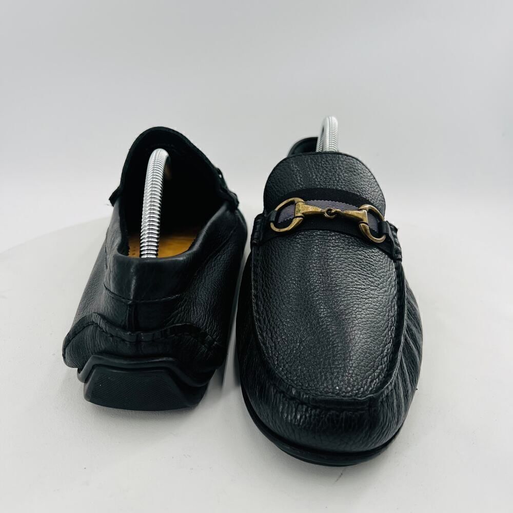 Giorgio Brutini Brasilla Men’s Black Milled Leather Horsebit Loafers Size 11M - Picture 11 of 14